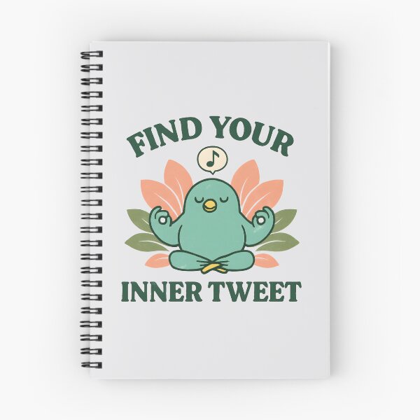 Item preview, Funny Meditating Bird – Find Your Inner Tweet Yoga Design designed and sold by Furr-n-Purr.