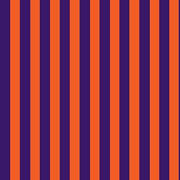 Purple and Orange Vertical Stripes Leggings for Sale by