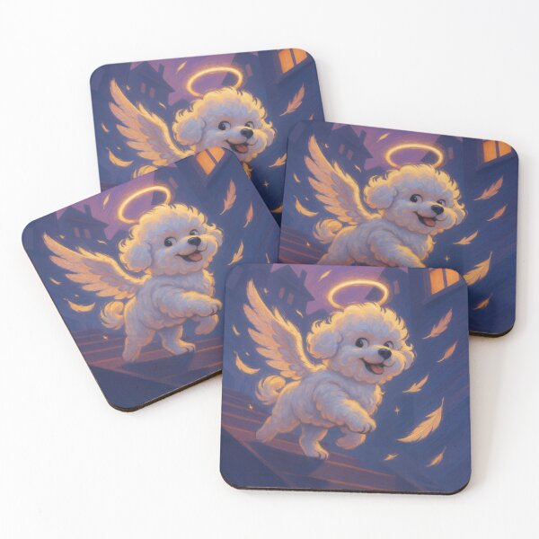 Item preview, Bichon Frise Angel Costume Fantasy Scene designed and sold by Flying Doggo.