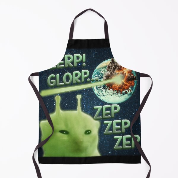 Item preview, Glorp Funny Alien Cat Brainrot Meme designed and sold by CircePhairas8.