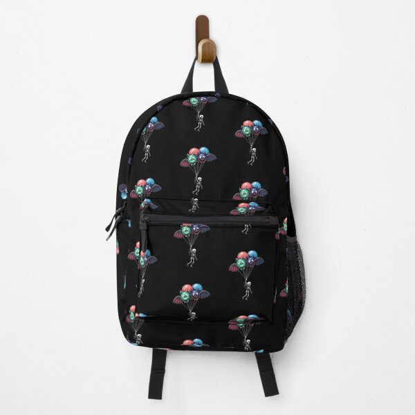 Item preview, Bat Balloon Ride – Funny Skeleton Halloween Minimalist Premium Design designed and sold by ColorSplash123.