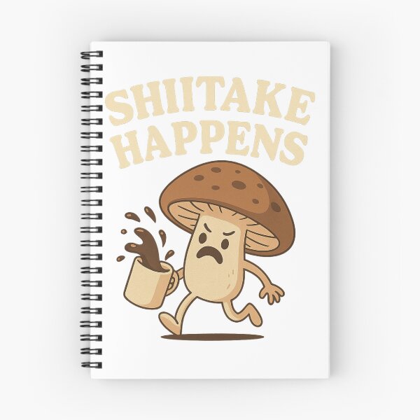 Item preview, Shiitake Happens – Coffee Chaos Edition designed and sold by QuestandQuirk.