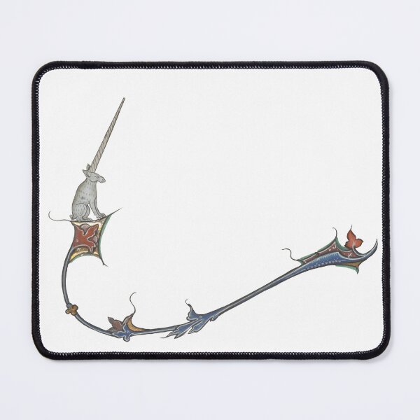 Item preview, Medieval unicorn marginalia designed and sold by IllmadeErrant.