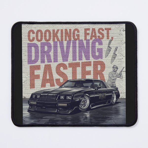 Item preview, Cooking Fast, Driving Faster – Classic Car Chef Design designed and sold by revved-roasted.