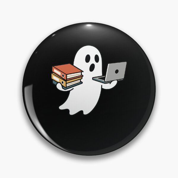 Item preview, Halloween Office Ghost Funny Laptop Work designed and sold by LoomLevel.