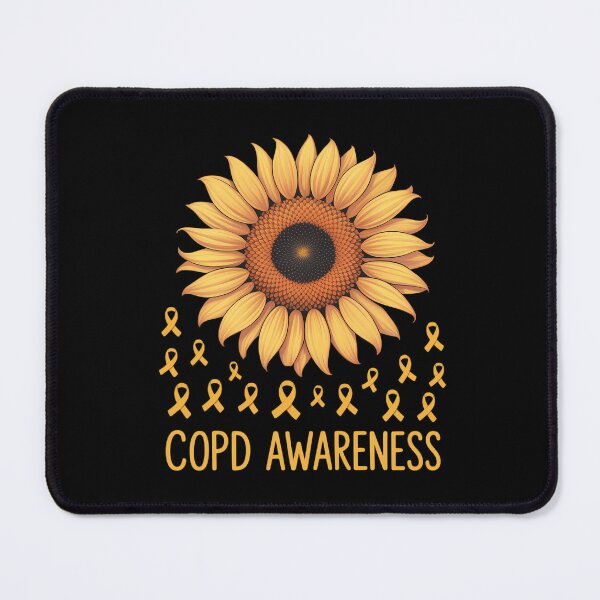 Item preview, COPD Awareness Sunflower designed and sold by tearbytea.