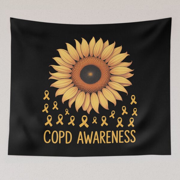 Item preview, COPD Awareness Sunflower designed and sold by tearbytea.