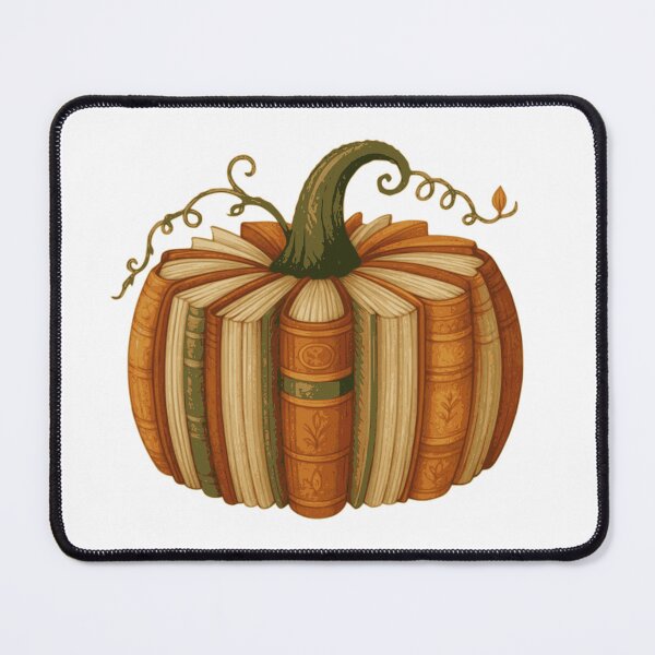 Item preview, Pumpkin made of books literary fall art designed and sold by September17th.