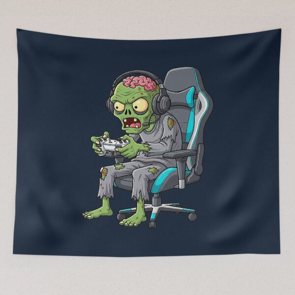 Item preview, Zombie Gamer Nerd – Funny Undead Gaming Artwork designed and sold by Aredbox.