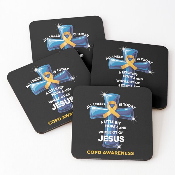 Item preview, Hope And A Whole Lot Of Jesus COPD Awareness designed and sold by tearbytea.