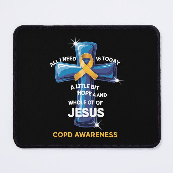 Item preview, Hope And A Whole Lot Of Jesus COPD Awareness designed and sold by tearbytea.