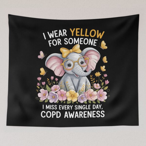 Item preview, I miss every single day COPD Awareness designed and sold by tearbytea.