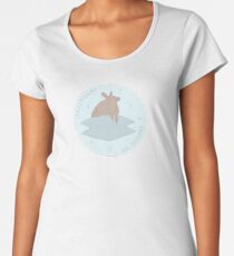 Armadillos on Pillows Women's Premium T-Shirt