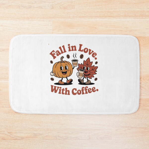 Item preview, Fall in love with Coffee cute autum coffee drinker designed and sold by snowry.