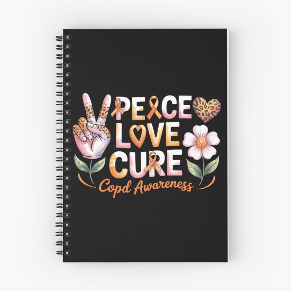 Item preview, Peace Love Cure Sunflower COPD Awareness designed and sold by tearbytea.