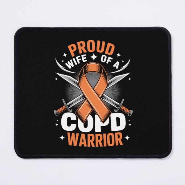 Item preview, Proud Wife Of A COPD Warrior COPD Fighter Orange Ribbon designed and sold by tearbytea.