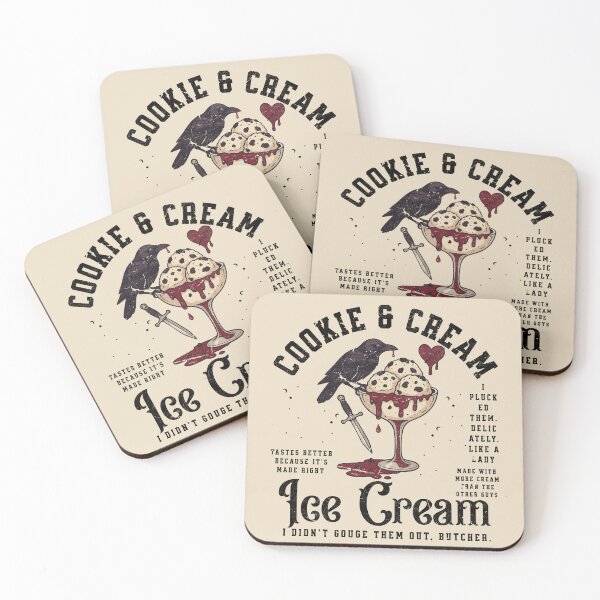 Item preview, Amante de los libros: Galletas y helados de Butcher Blackbird designed and sold by RamblingsRose.