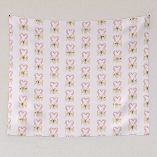 Item preview, pink and white porcelain kitties sticker designed and sold by inainart.