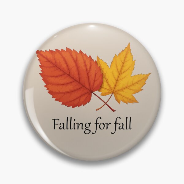 Item preview, Falling for fall – cozy autumn red & yellow leaf design-beige edition. designed and sold by designsoftinaa.