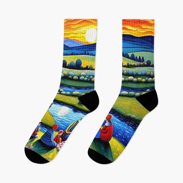 Item preview, Picnic by the river 1 designed and sold by George Hutton Hunter.