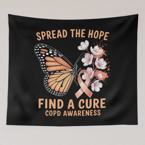 Item preview, Spread The Hope Find A Cure COPD Awareness designed and sold by tearbytea.
