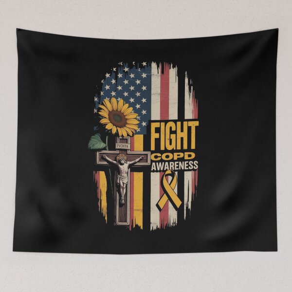 Item preview, Sunflower Crossing COPD Awareness designed and sold by tearbytea.