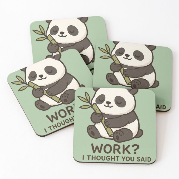 Item preview, Panda Snack Time designed and sold by Zoologybestiary.