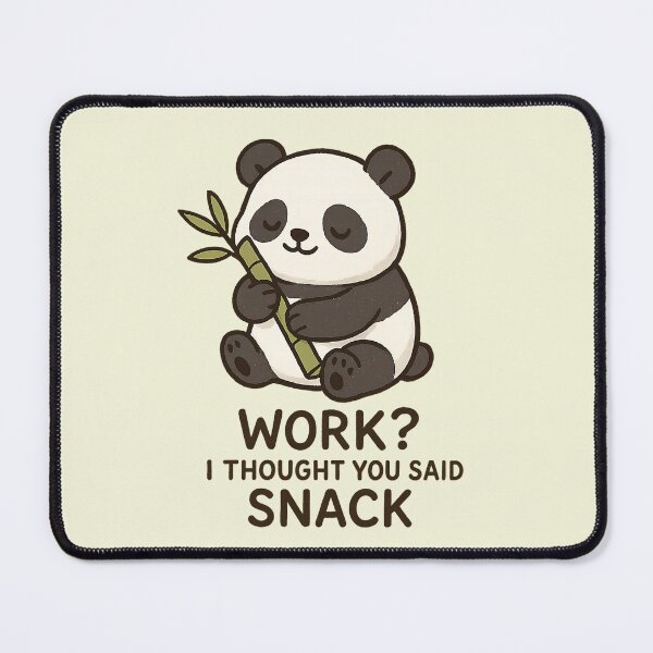 Item preview, Panda Snack Time designed and sold by Zoologybestiary.