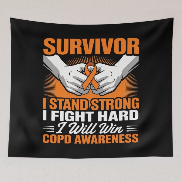 Item preview, SURVIVOR I STAND STRONG COPD Awareness designed and sold by tearbytea.