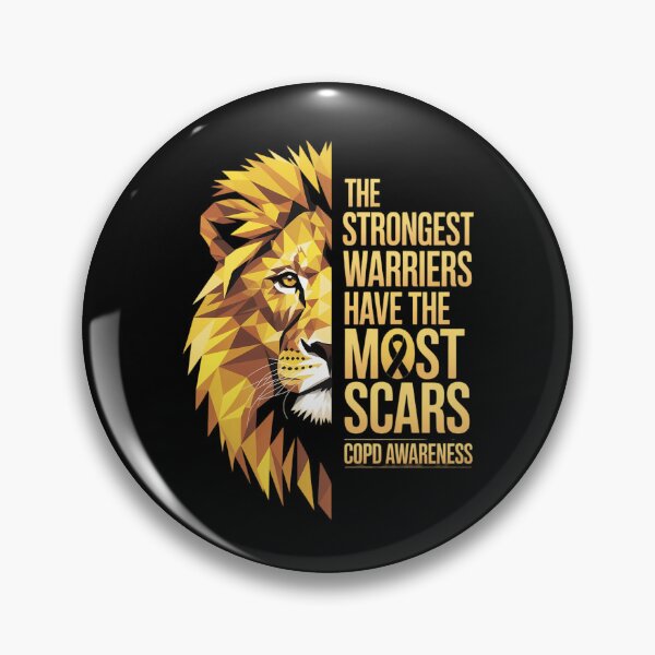 Item preview, The Strongest Copd Warriors Have The Most Scars designed and sold by tearbytea.