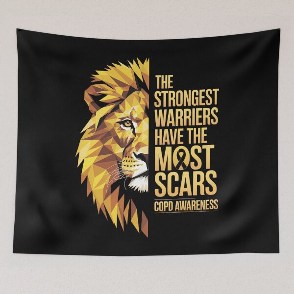 Item preview, The Strongest Copd Warriors Have The Most Scars designed and sold by tearbytea.