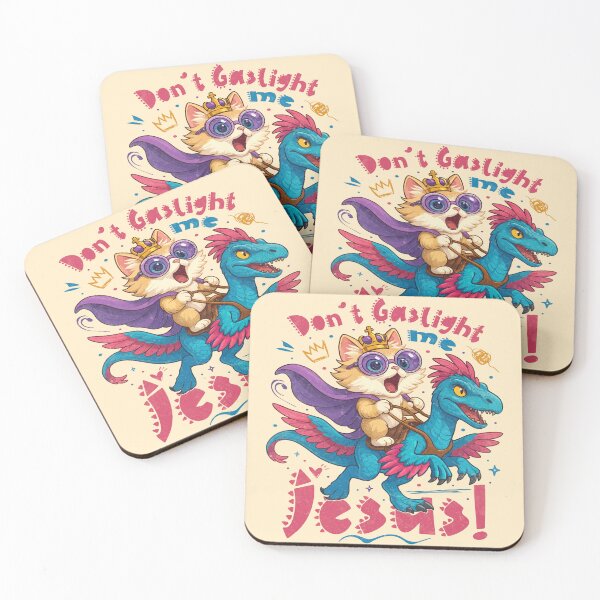 Item preview, Don't gaslight me Jesus book lover Princess Donut & Mongo designed and sold by RamblingsRose.