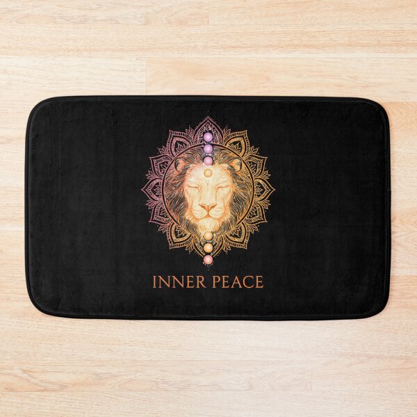 Item preview, Chakra Lion Mandala – Inner Peace Spiritual Energy Design designed and sold by Furr-n-Purr.