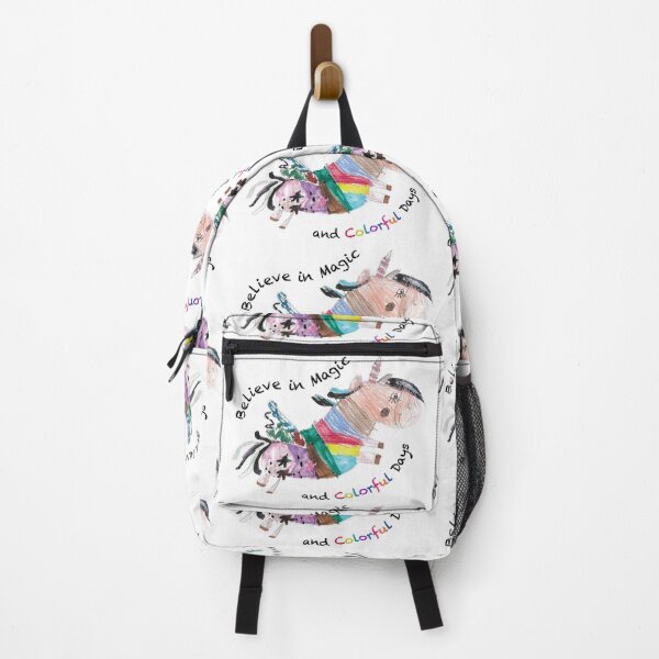 Item preview, Believe in Magic and Colorful Days – Whimsical Unicorn Illustration designed and sold by iamreon.