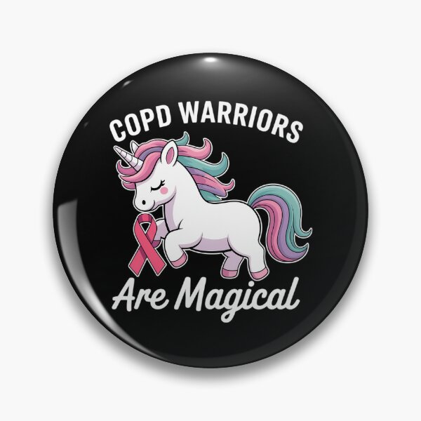Item preview, Unicorn COPD Warrior Gift, COPD Awareness designed and sold by tearbytea.