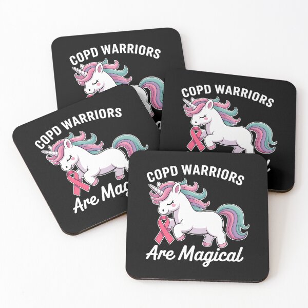 Item preview, Unicorn COPD Warrior Gift, COPD Awareness designed and sold by tearbytea.