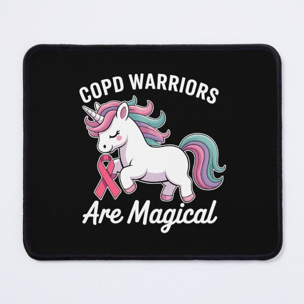 Item preview, Unicorn COPD Warrior Gift, COPD Awareness designed and sold by tearbytea.