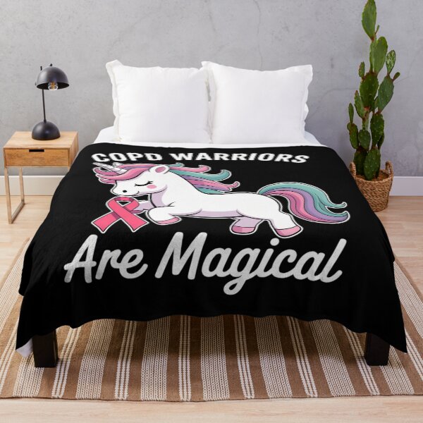 Item preview, Unicorn COPD Warrior Gift, COPD Awareness designed and sold by tearbytea.