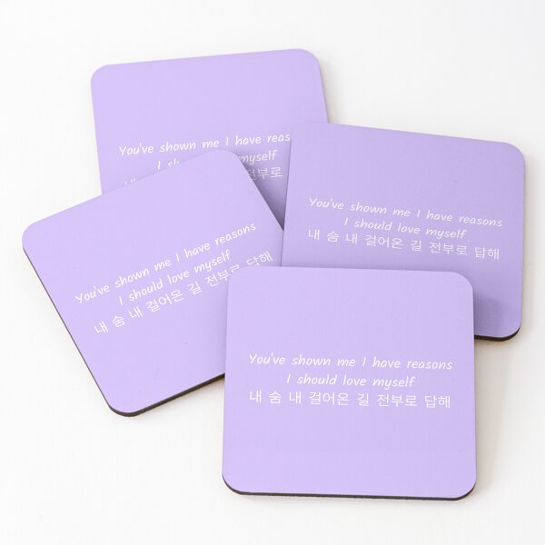 Aperçu de l'œuvre Réponse : Love Myself BTS Paroles créée et vendue par NikitaSD.