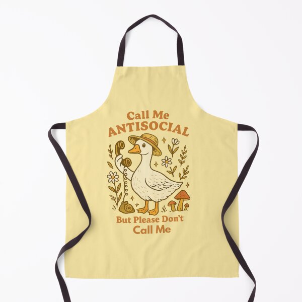 Item preview, Goose Cottagecore Call Me Antisocial But Please Don’t Call Me designed and sold by Artistusha.