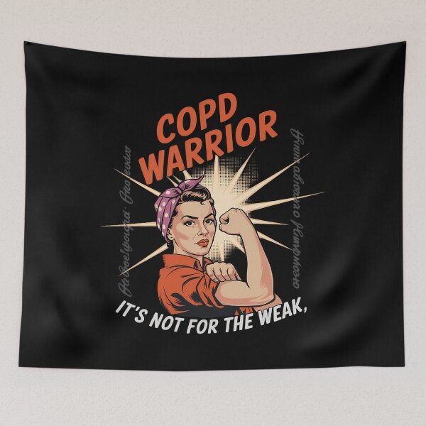 Item preview, Womens COPD Warrior Awareness Support Month Orange designed and sold by tearbytea.
