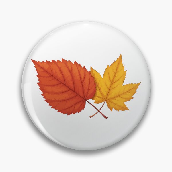 Item preview, Falling for fall – cozy autumn red & yellow leaf design designed and sold by designsoftinaa.