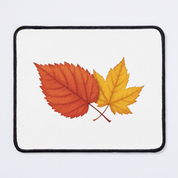 Item preview, Falling for fall – cozy autumn red & yellow leaf design designed and sold by designsoftinaa.