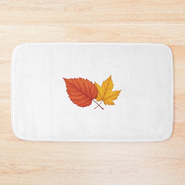 Item preview, Falling for fall – cozy autumn red & yellow leaf design designed and sold by designsoftinaa.