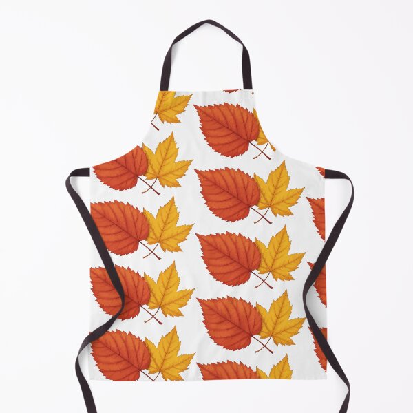 Item preview, Falling for fall – cozy autumn red & yellow leaf design designed and sold by designsoftinaa.