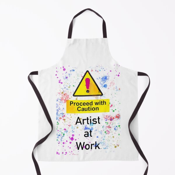 Item preview, Caution Artist at Work designed and sold by NeilInglisArt.