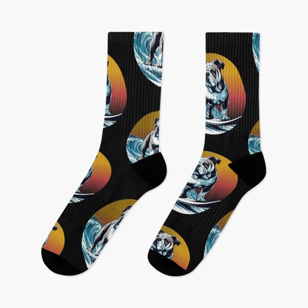 Item preview, Surfing Bulldog designed and sold by maistendencias.