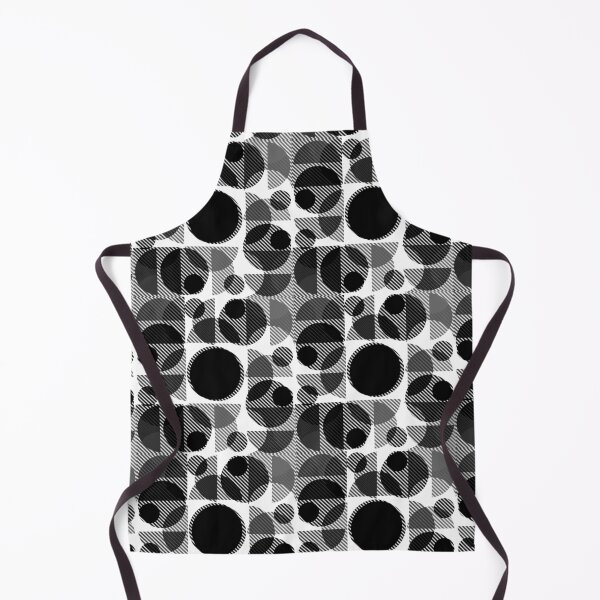 Item preview, Minimalist Twill Circle and Semi Circles Bauhaus Design designed and sold by PatternTitan.