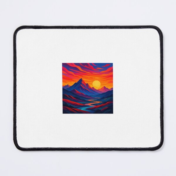 Item preview, Digital sunset landscape designed and sold by Darrkii.