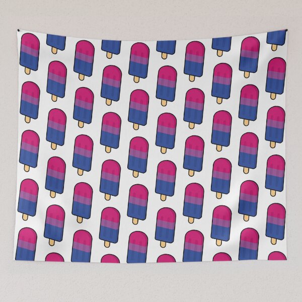 Item preview, Bisexual Pride Ice Pop designed and sold by TheBrokeGeek.
